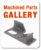Photo gallery of machined parts